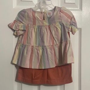 NWT baby girls pants set